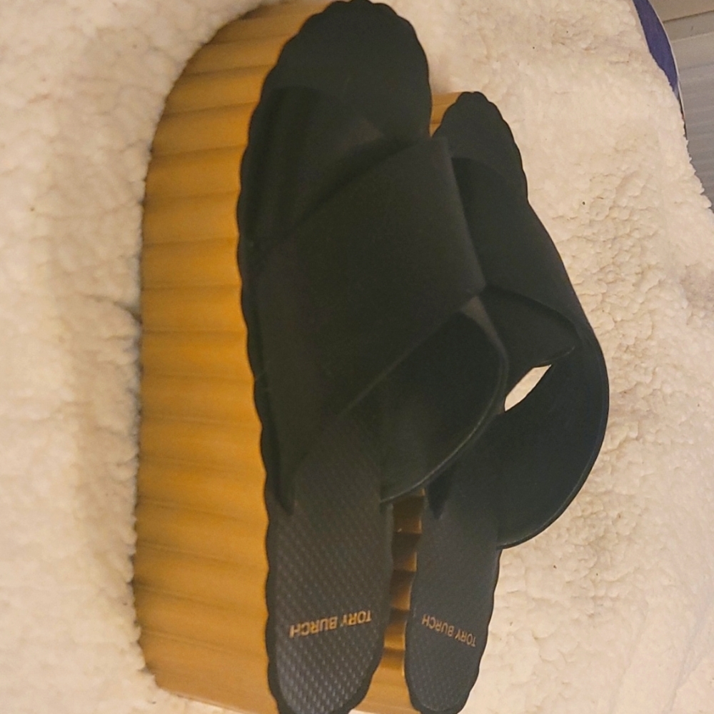 Tory Burch Platform Slides size 9